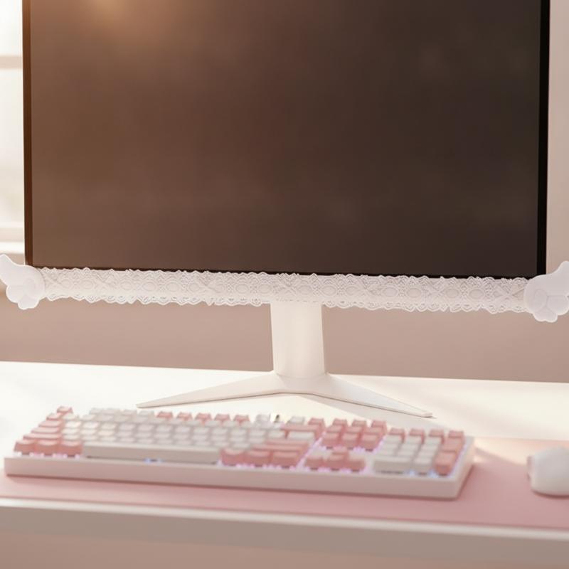 Kleurrijke kantafwerking voor  - Setup Desk Monitor recensie en prijs