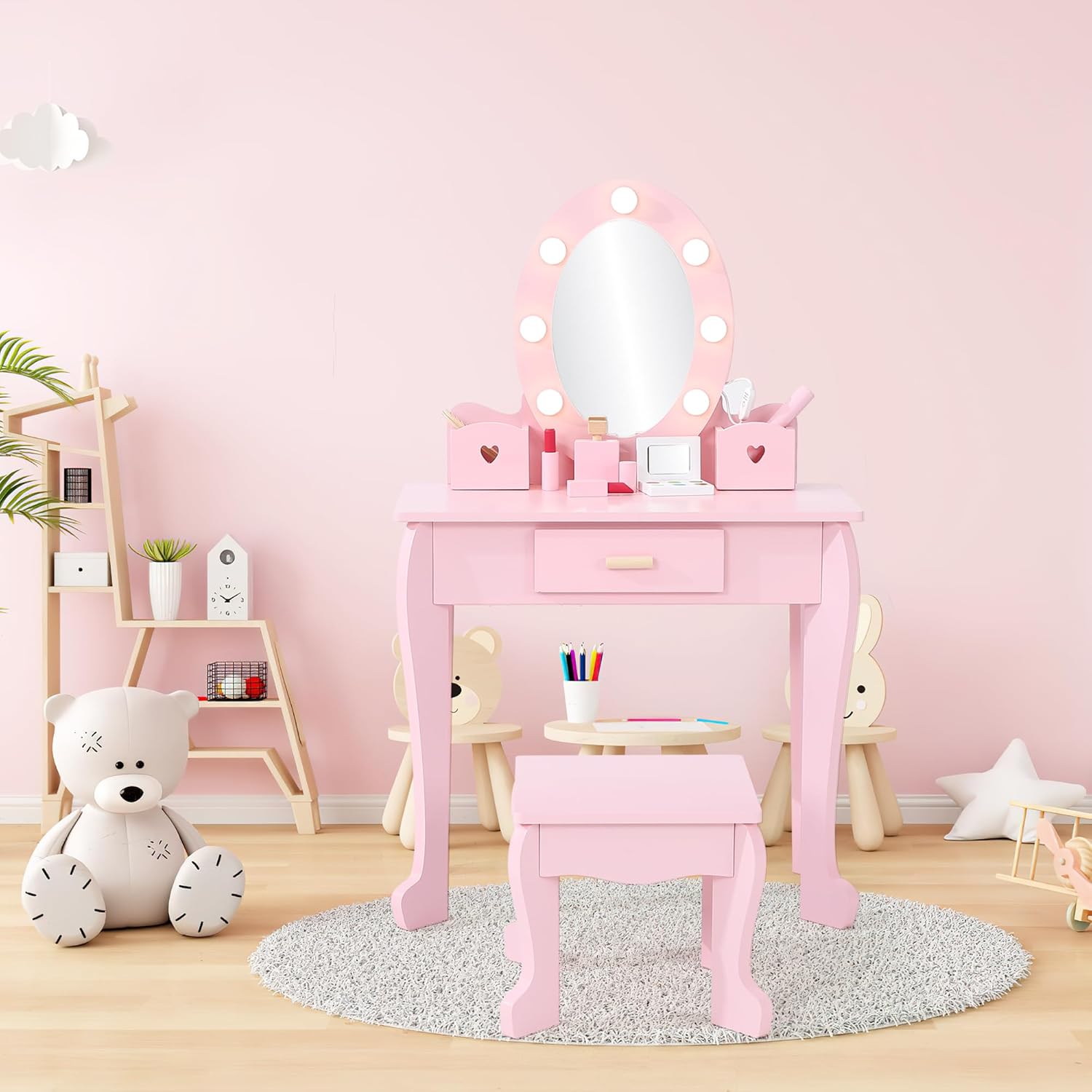 Kinderkaptafel en krukjesset m - Desk Setup Minimalist recensie en prijs