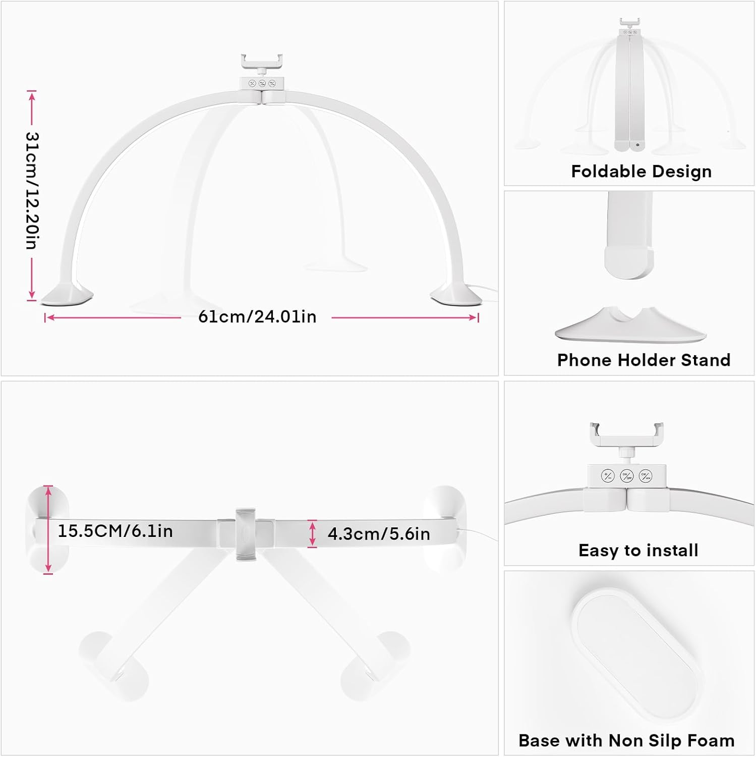 Halve Maan Licht U-vormige Nai - Desk Setup Lamp recensie en prijs